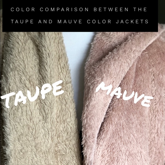 SALE!!!!✨LAST 1!✨Taupe Teddy Bear Soft Cozy Jacket - Picture 6 of 7